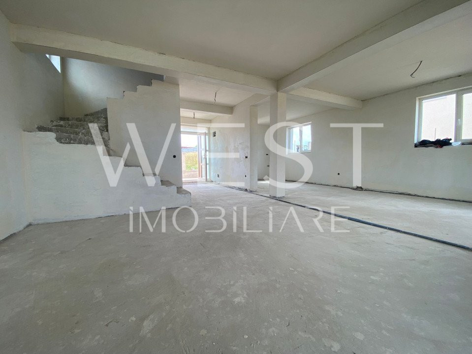Casa individuala P+E, 120mp! Teren 468mp! Semifinisata! Loc. Dezmir!