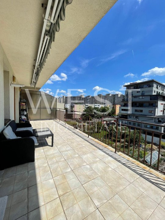 Apartament cu 3 cam/72mp! Terasa 30mp! Bloc nou! Cartier Marasti!