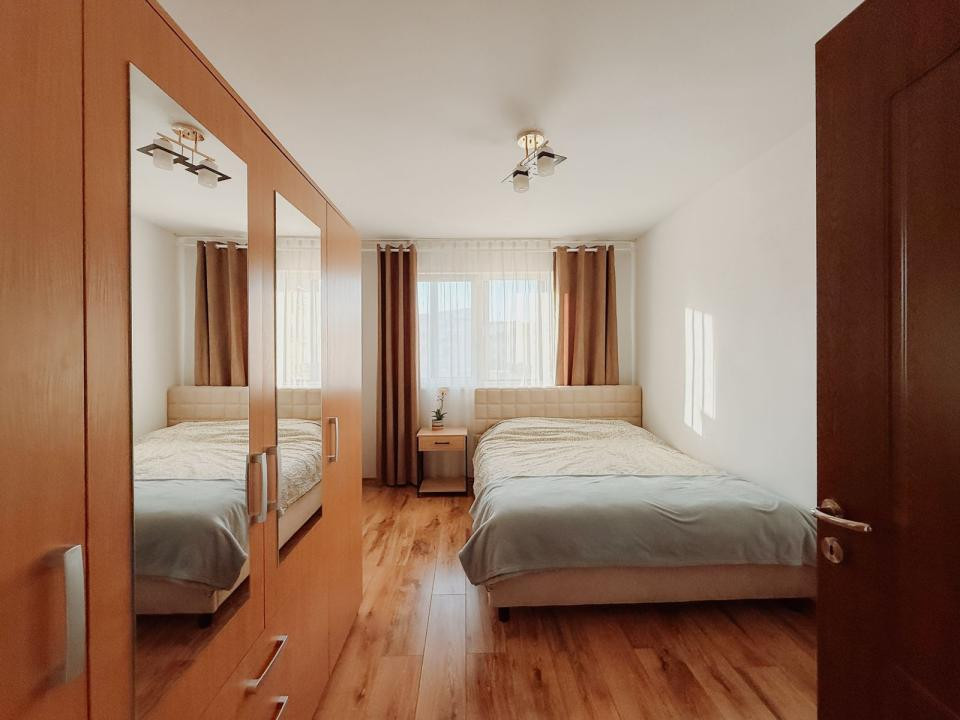 Ap. 3 camere | str. Florilor, Floresti | Mobilat & Utilat | 58mp + 6mp Balcon