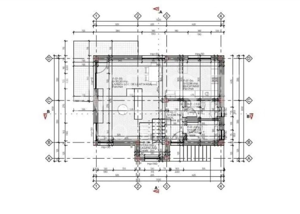Casa individuală cu 4 camere, 118mp! Teren 440mp! Semifinisata! Dezmir