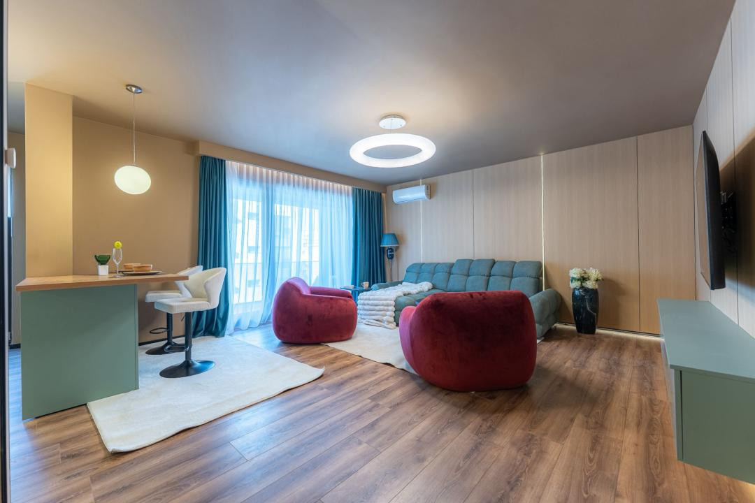 Apartament ultrafinisat l 2 camere l terasa l parcare l Intre Lacuri 
