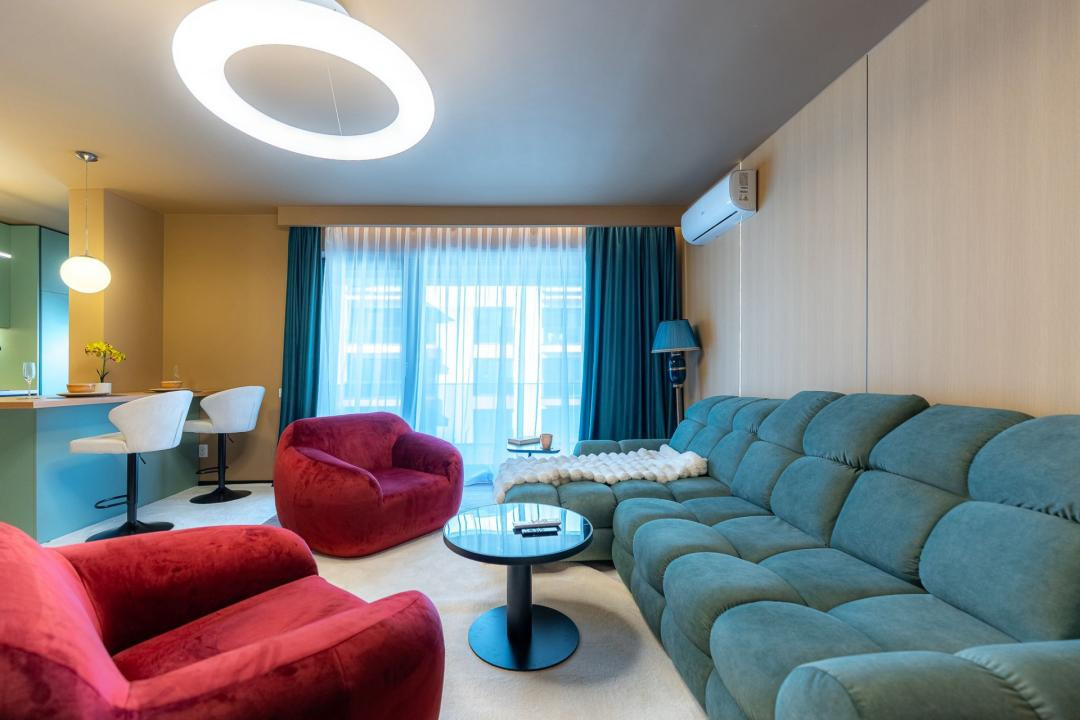 Apartament ultrafinisat l 2 camere l terasa l parcare l Intre Lacuri 