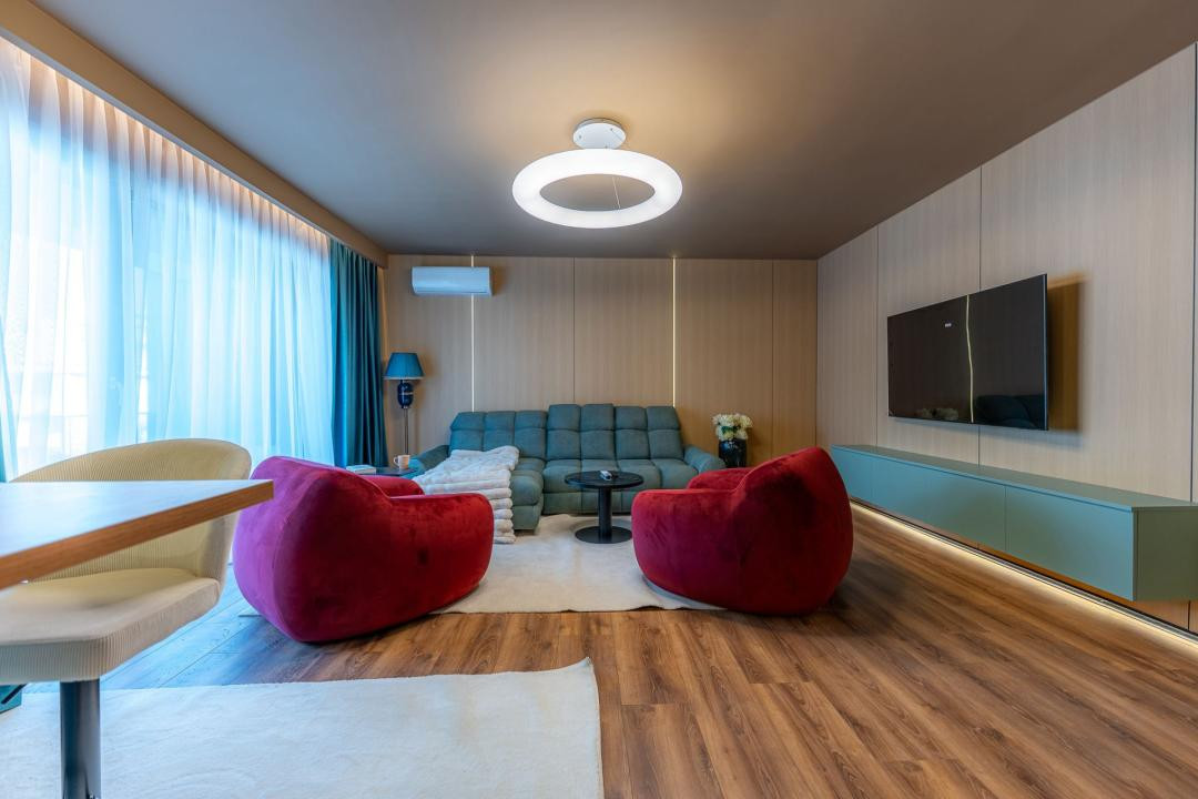 Apartament ultrafinisat l 2 camere l terasa l parcare l Intre Lacuri 