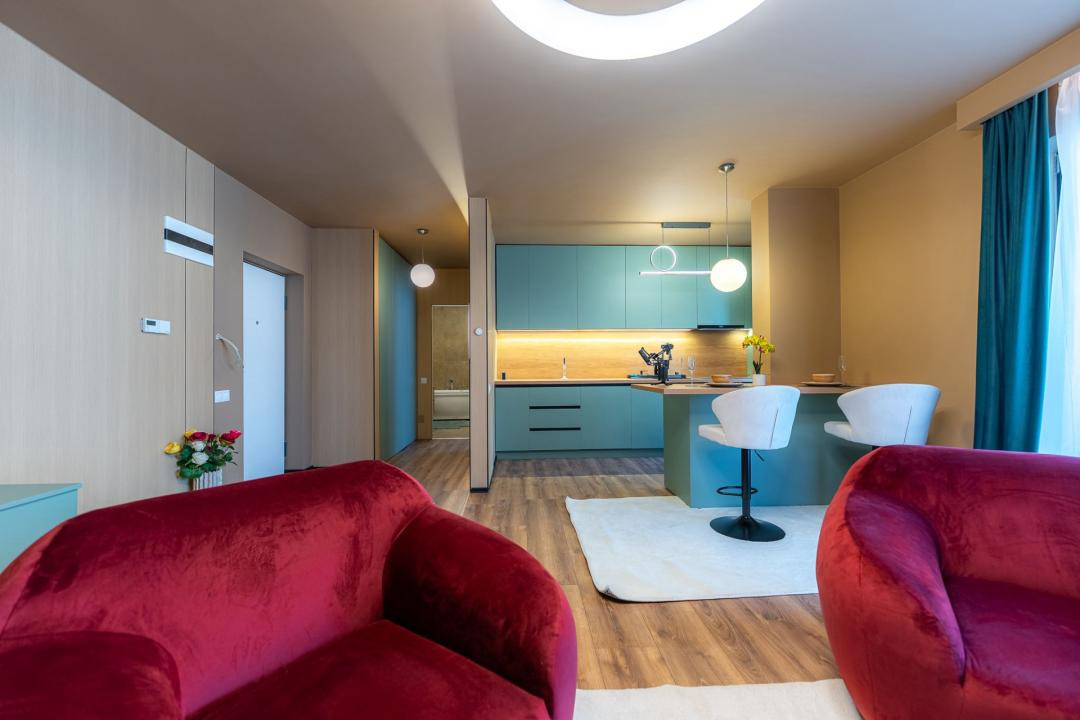 Apartament ultrafinisat l 2 camere l terasa l parcare l Intre Lacuri 
