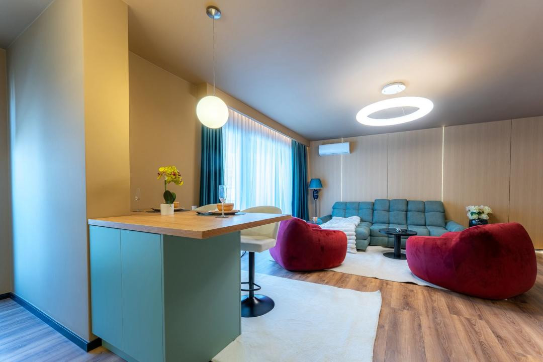 Apartament ultrafinisat l 2 camere l terasa l parcare l Intre Lacuri 