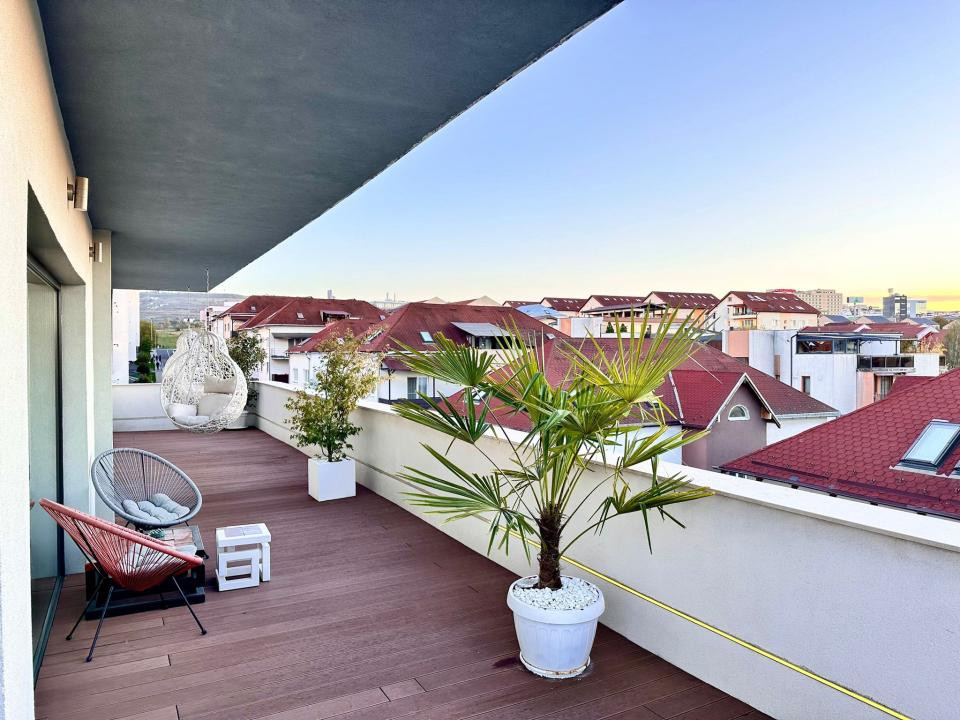 Penthouse pe 2 niveluri l 180 mp utili l 260 mp terase l Buna ziua 