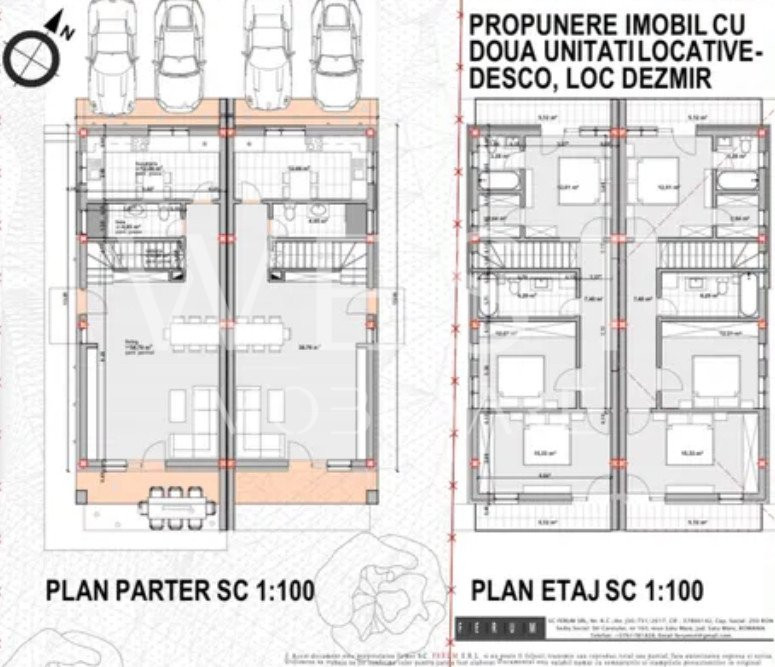 Duplex P+E cu 4 camere/120mp! Panouri fotovoltaice! 2 parcări! Dezmir!