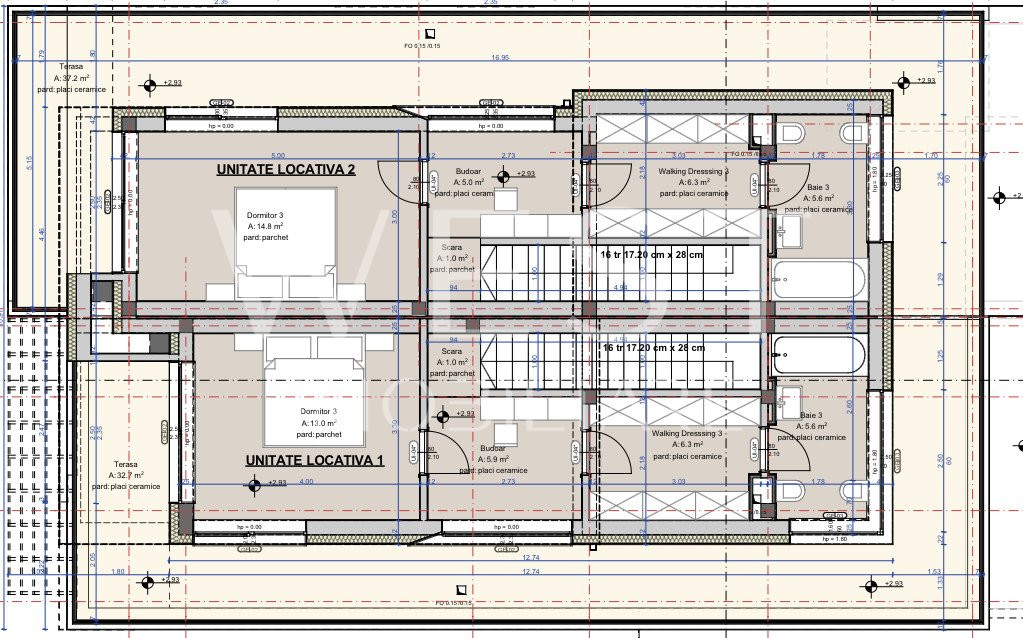 Duplex D+P+E cu 4 cam/180mp! Terasa 33mp! FINISAJE PREMIUM! Voronet!