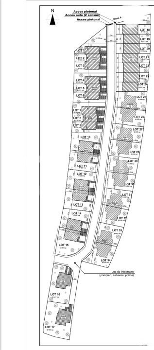 Teren intravilan pentru construcții!Zona CETATEA FETEI! ORIENTARE SUD!