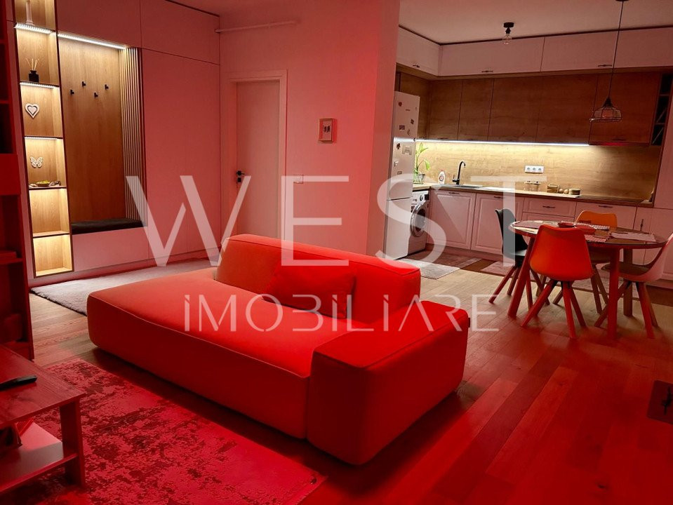 Apartament cu 2 camere, FINISAJE LUX! Terasa 42mp! Garaj! Sub Cetate!