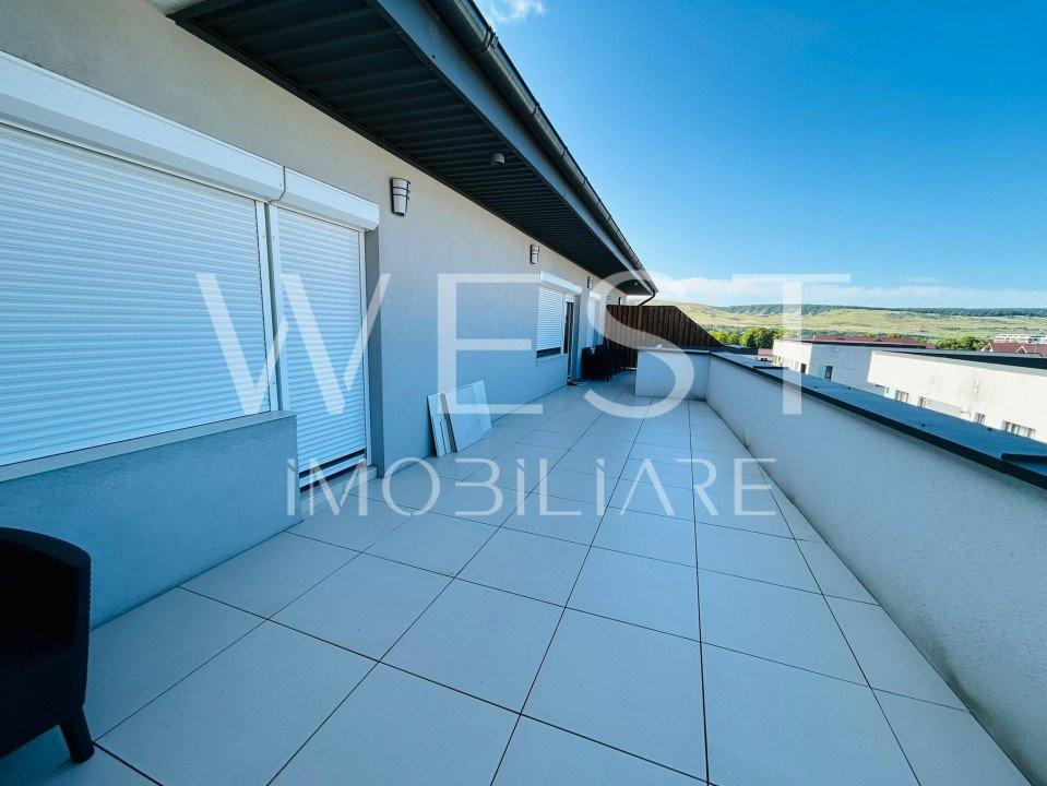 Apartament cu 2 camere, FINISAJE LUX! Terasa 42mp! Garaj! Sub Cetate!