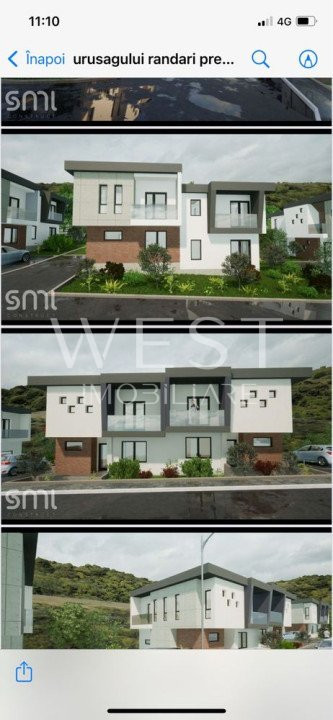 Duplex 4 camere 120mp! Semifinisat! Ansamblu residential! Urusagului!