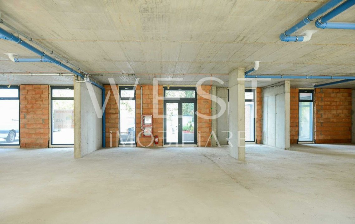 Spatiu com. Zona Park Lake | 211mp | 8 Parcari | Vizibilitate Maximă