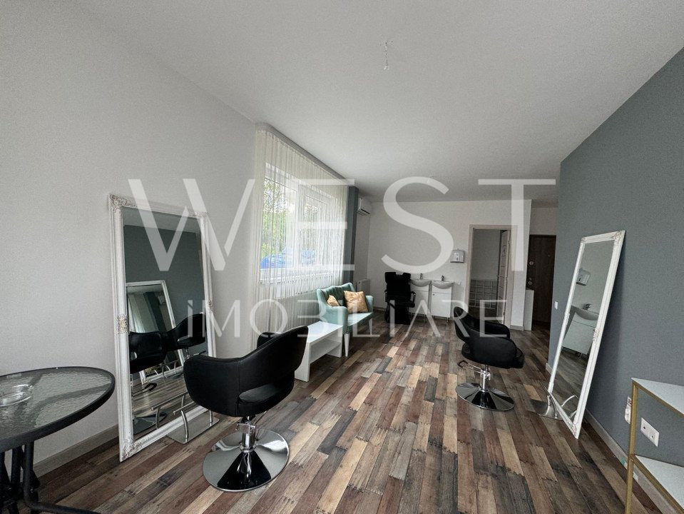 Spatiu comercial: Salon! 56mp! Utilat/Mobilat! zona Abator!