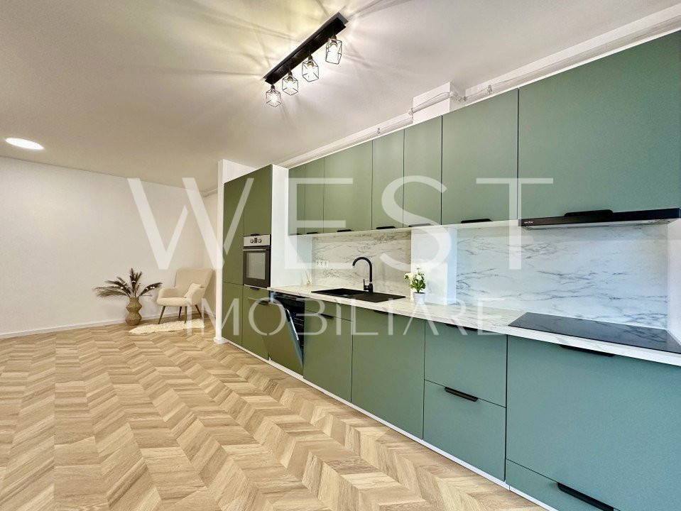 Apartament 2 camere 56mp+ 12mp TERASA ! FINISAT și MOBILAT MODERN !