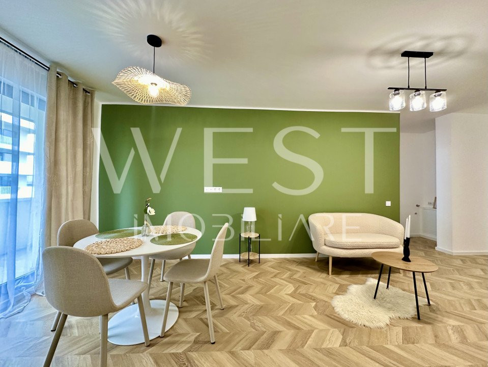 Apartament 2 camere 56mp+ 12mp TERASA ! FINISAT și MOBILAT MODERN !