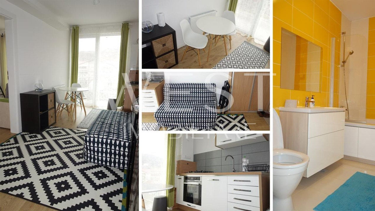 Apartament 2 cam. / 37 mp / Str. Eroilor, Florești / Mobilat & Utilat