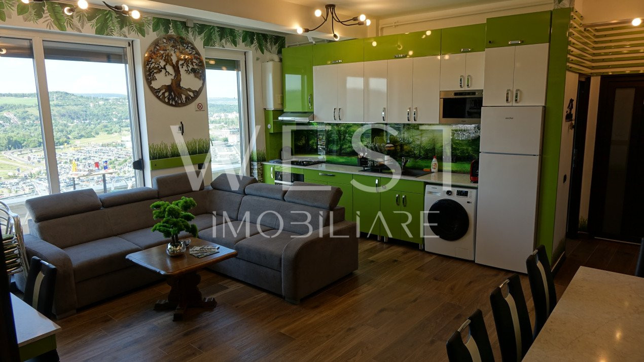 Penthouse 3 camere 2 bai | 78mp | Parcare | Panoramic View Vivo | 