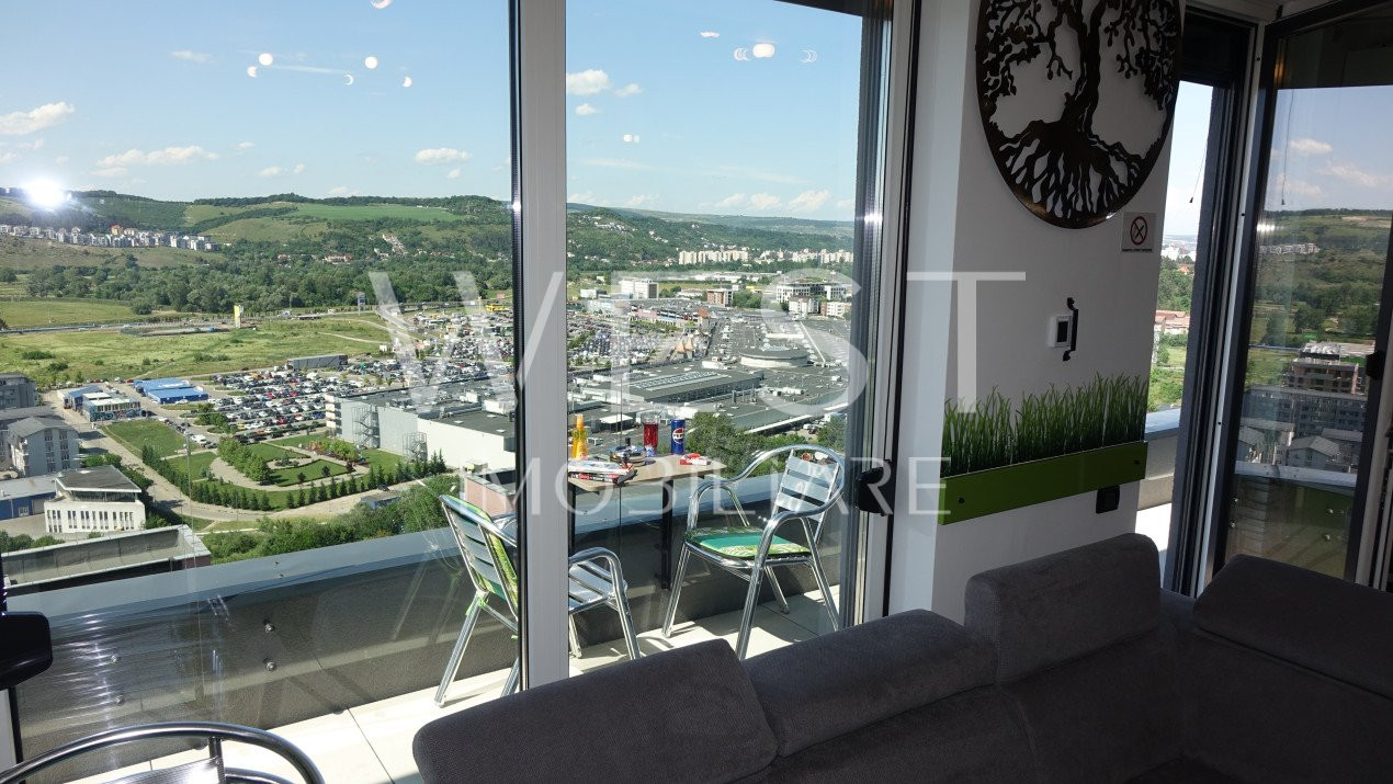 Penthouse 3 camere 2 bai | 78mp | Parcare | Panoramic View Vivo | 