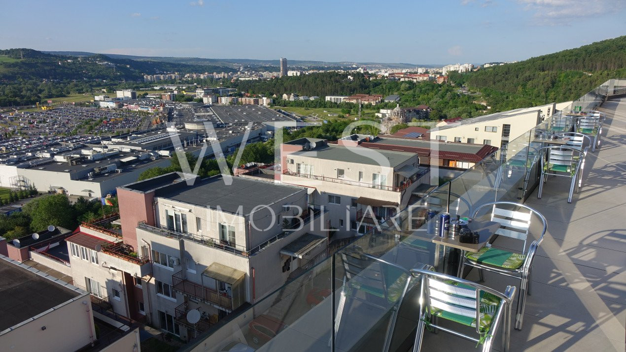 Penthouse 3 camere 2 bai | 78mp | Parcare | Panoramic View Vivo | 