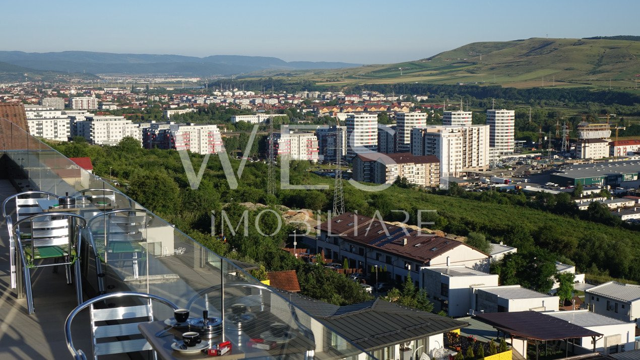 Penthouse 3 camere 2 bai | 78mp | Parcare | Panoramic View Vivo | 