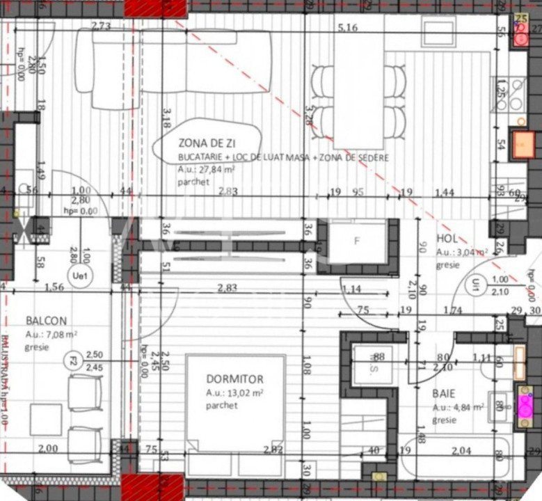 OCAZIE ! Apartament 2 cam. | 49mp | Etaj 2 | Parcare Sub. | West Peak