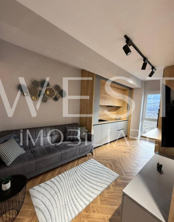 Apartament 2 camere! Mobilat/Utilat Modern! Bloc nou cu CF! Urusagului!