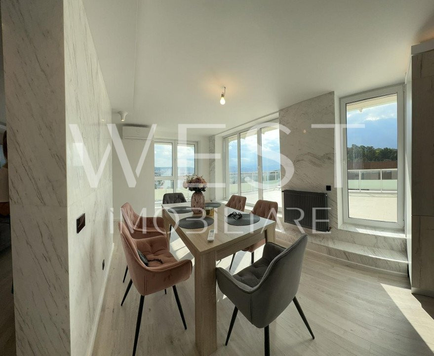 Penthouse 2 camere! 63mp+55mp terasa! Ultrafinisat! zona Grigorescu!