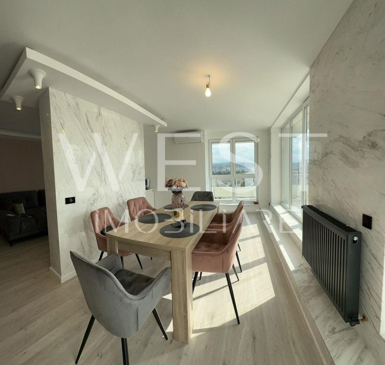 Penthouse 2 camere! 63mp+55mp terasa! Ultrafinisat! zona Grigorescu!