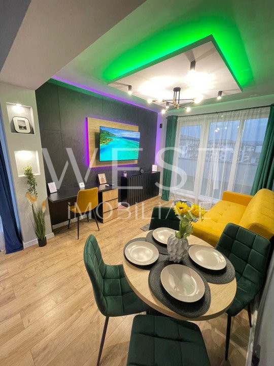 Apartament 3 camere 33mp terasa! Ultra mobilat! Nou! Zona Urusagului!