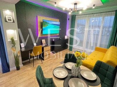 Apartament 3 camere 33mp terasa! Ultra mobilat! Nou! Zona Urusagului!
