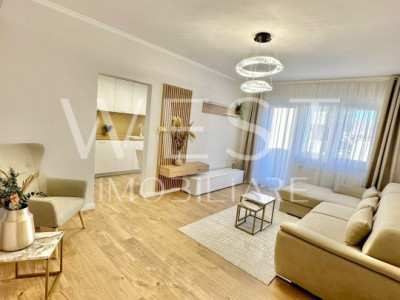 Apartament 2 camere 54mp! Ultramobilat! Zona Urusagului! Bloc nou! CF!