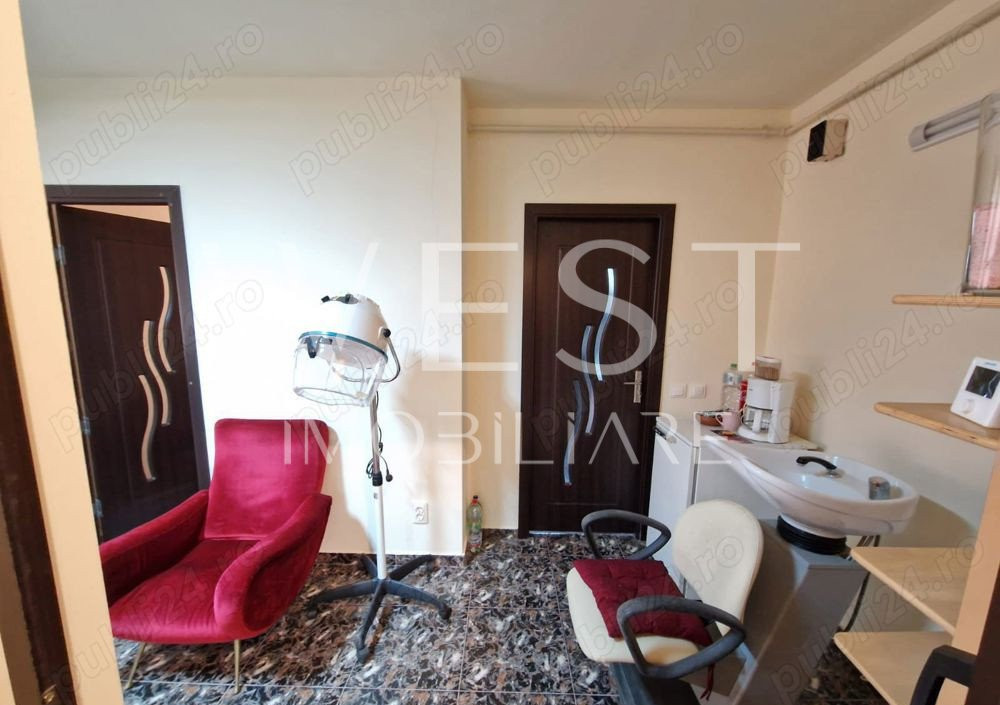Spatiu salon 55mp! Subcetate! 3 posturi frizerie! 1 post manichiura!