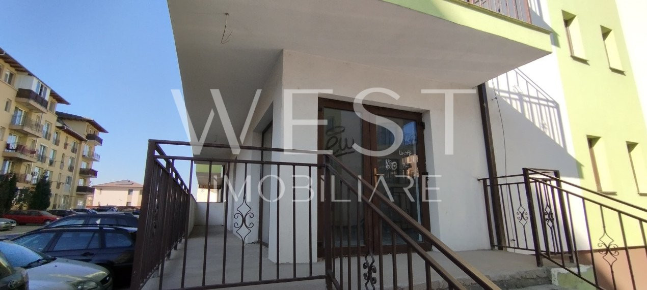 Spațiu Comercial de Închiriat | 54mp  + 17 mp Terasă | 2 Locuri de Parcare | 