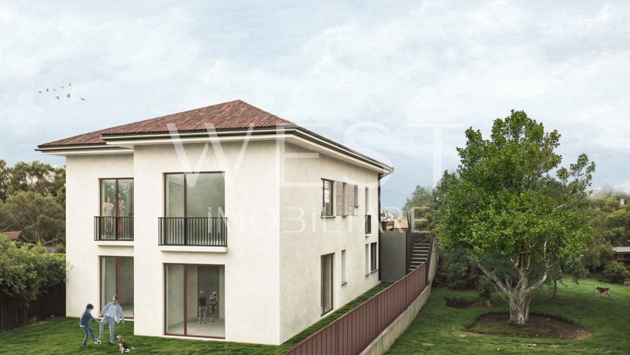 Casa tip duplex 4 camere 120mp+200mp teren! Semifinisat! Tauti! 