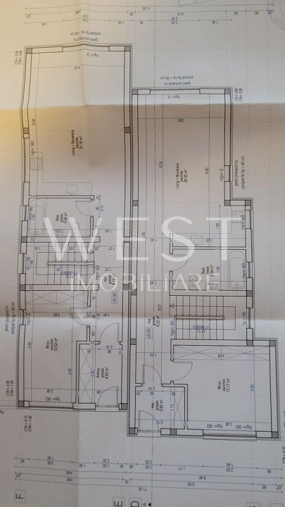 Casa tip duplex 4 camere 120mp+200mp teren! Semifinisat! Tauti! 
