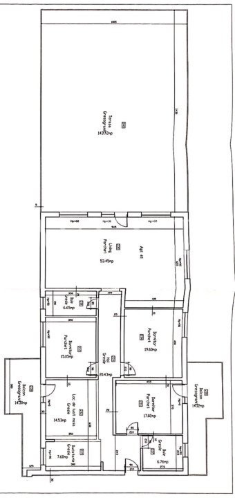 Penthouse unic in Floresti! 161mp utili+143mp terasa! Partial Finisat!