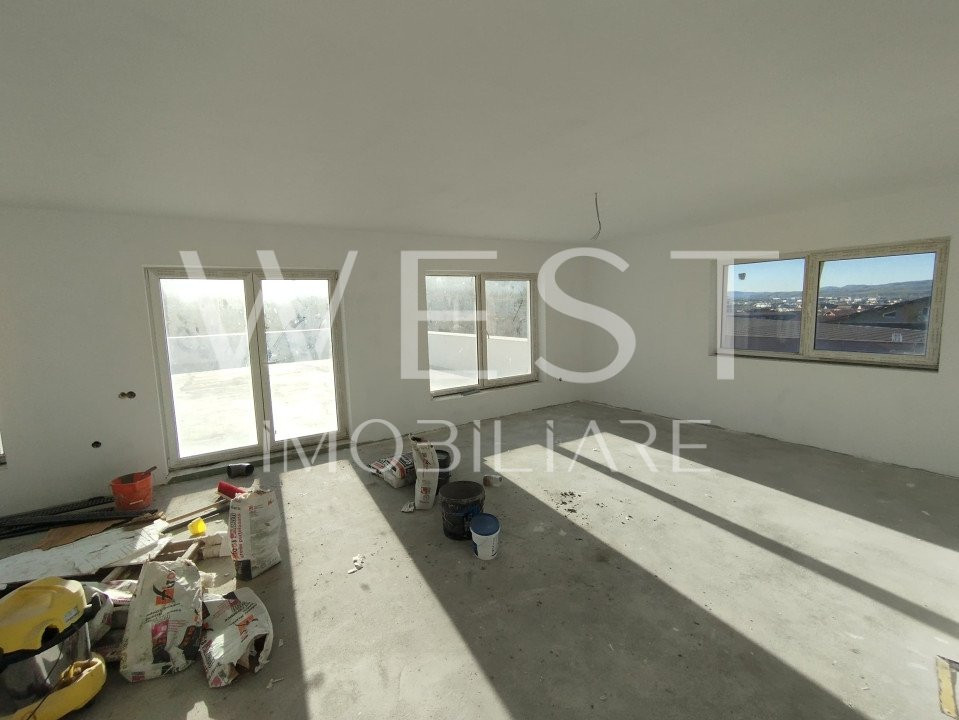 Penthouse unic in Floresti! 161mp utili+143mp terasa! Partial Finisat!