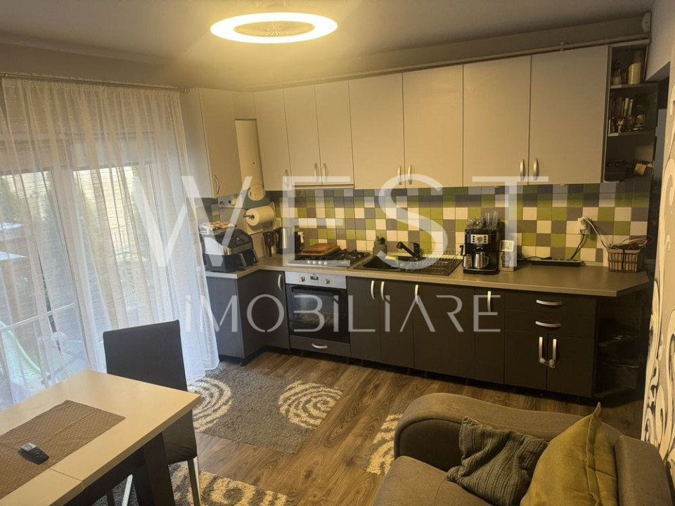 Apartament 3 camere in spate la Vivo! 58mp+35mp gradina Mobilat/Utilat