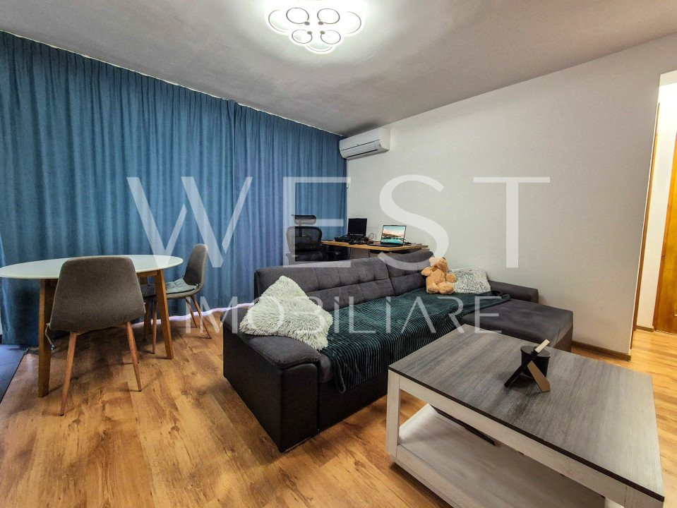 Apartament 2 camere+balcon 10mp| Etaj intermediar|Zona Piata Floresti