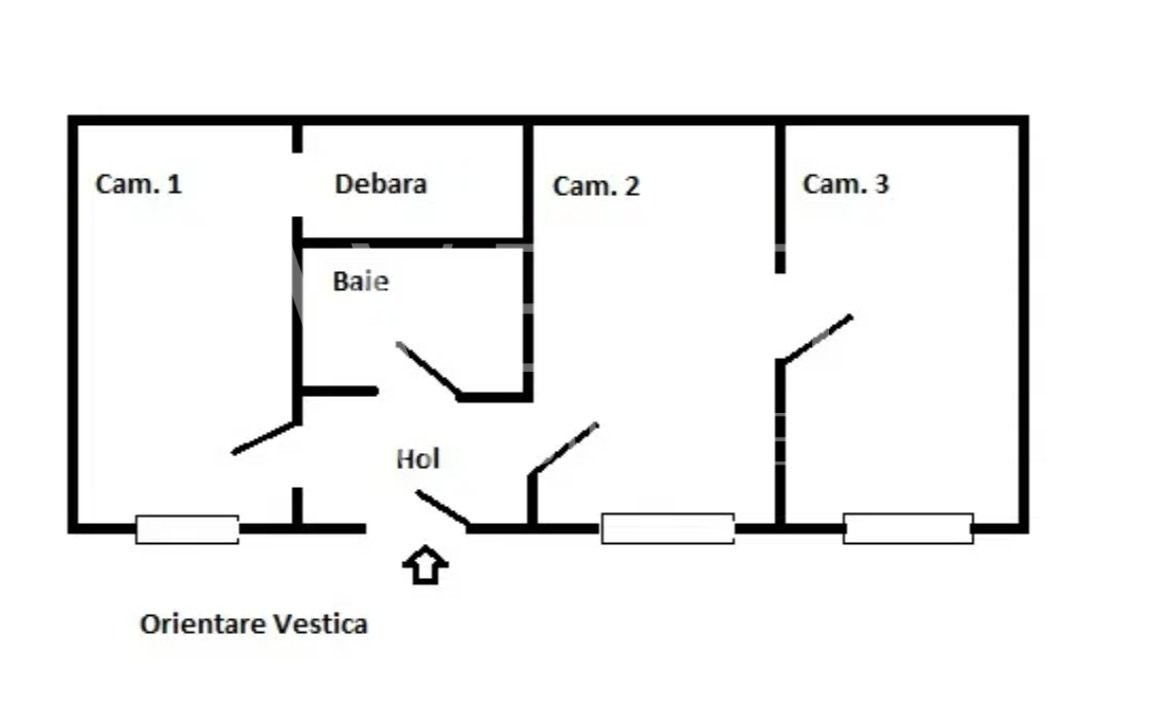 Apartament 2 camere renovabil in zona Platinia - Calea Motilor