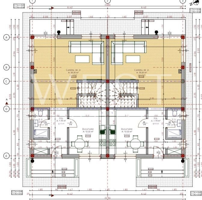 Duplex 120mp 4 camere! Semifinisat! Zona Tauti! Priveliste lac+padure!