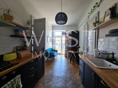 Apartament 3 camere,87mp,la cheie!Stil neoclasic!Curte comuna!Horea