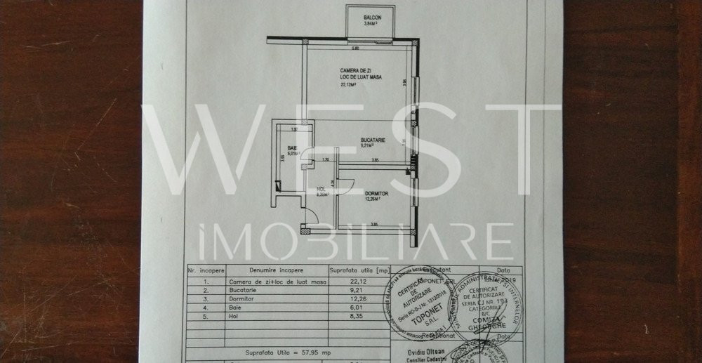 Apartament 2 camere 58mp! Finisat! Str. Razoare! Zona Vivo! Parcare!