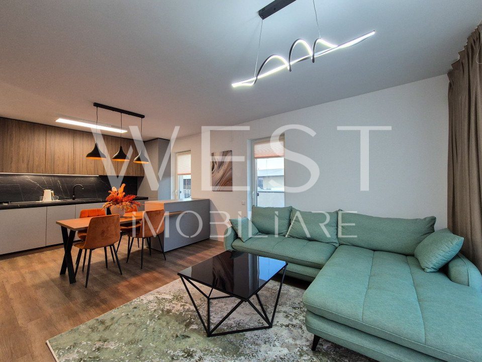 Apartament SUPERFINISAT 2 camere/terasa 24mp!Ansamblu nou-Eroilor