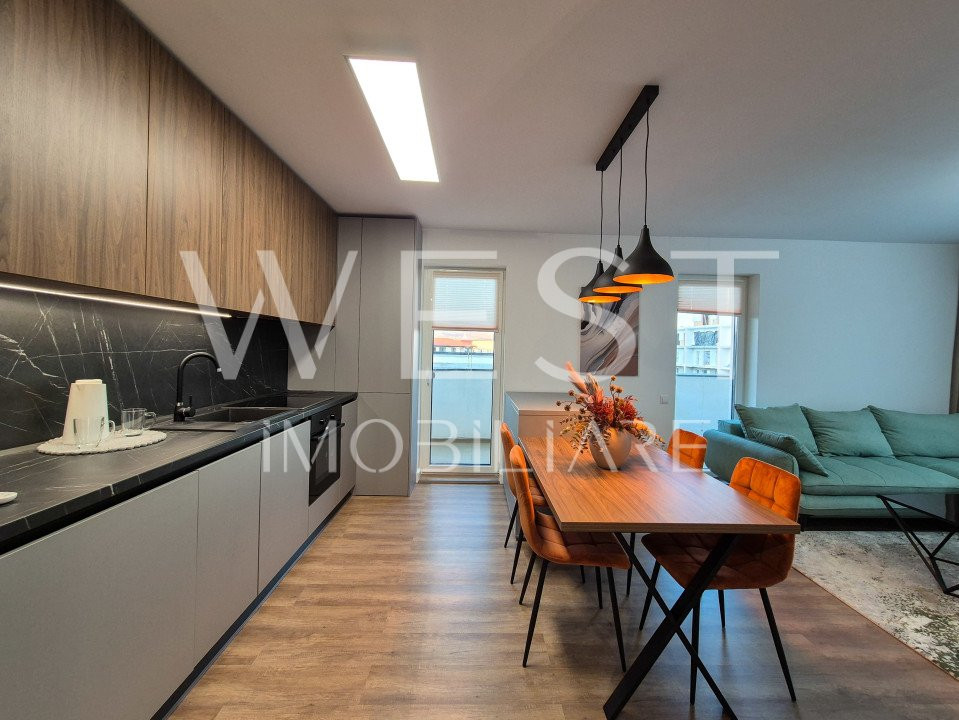 Apartament SUPERFINISAT 2 camere/terasa 24mp!Ansamblu nou-Eroilor