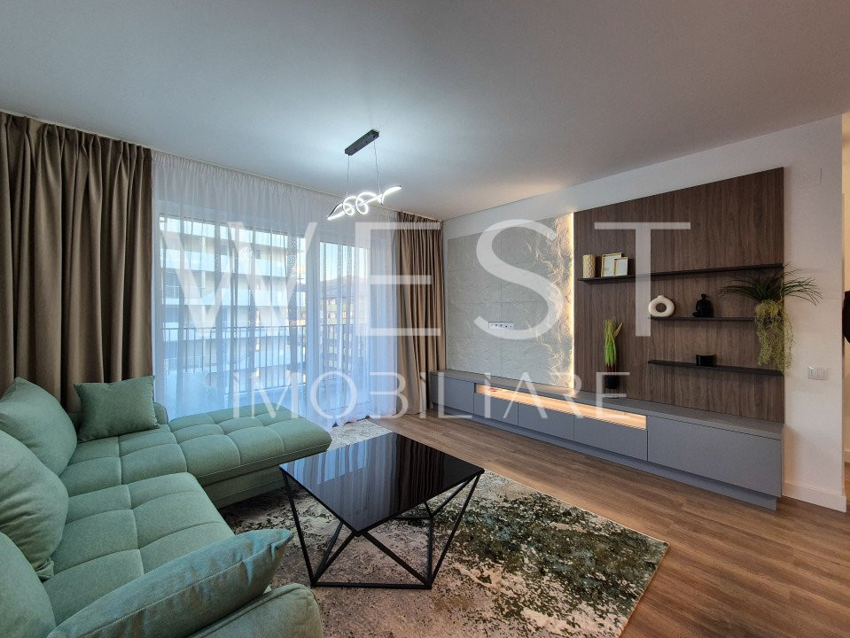 Apartament SUPERFINISAT 2 camere/terasa 24mp!Ansamblu nou-Eroilor