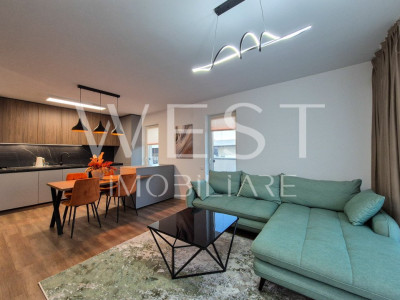 Apartament SUPERFINISAT 2 camere/terasa 24mp!Ansamblu nou-Eroilor