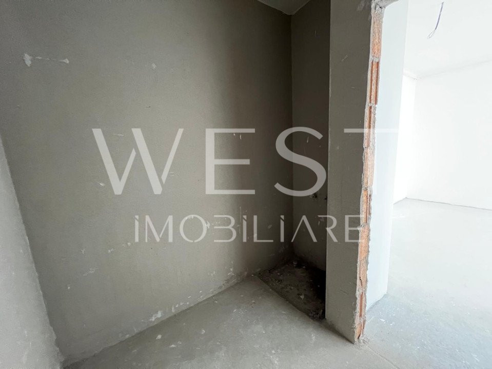 Apartament semi-finisat 2 camere | 44mp+11mp | Zona Cetatii | Parcare