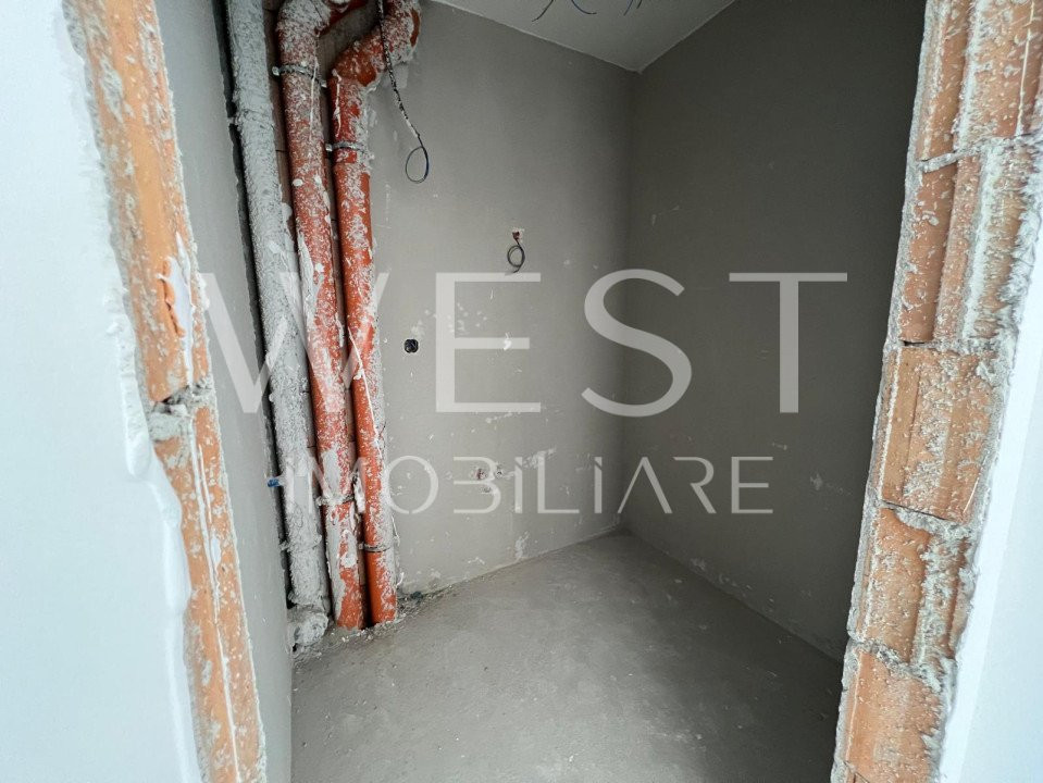 Apartament semi-finisat 2 camere | 44mp+11mp | Zona Cetatii | Parcare